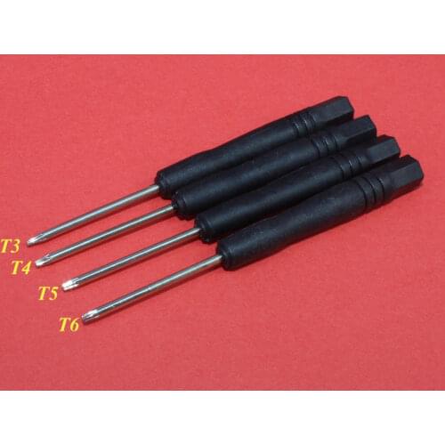 ChengHaoRan repair tools Hexagon socket screwdriver T3 T4 T5 T6 black handle Screw Driver for Cell Phone Tablet PC