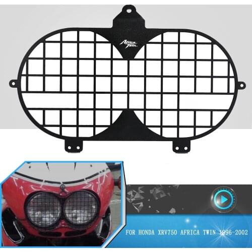 For Honda XRV750 Africa Twin 1996 1997 1998 1999 2000 2001 2002 Motorcycle Headlight Protector Grille Guard Cover Headlamp Grill