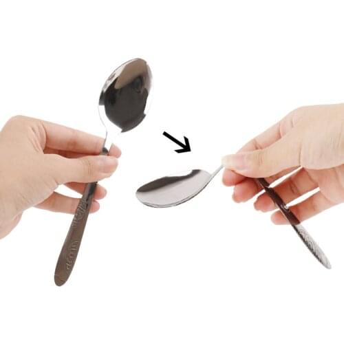 Mind bending spoon close-up magic props Mind control interactive toys for children easy to learn