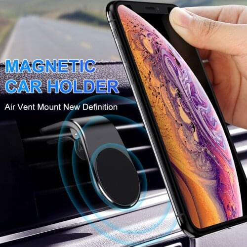 Magnetic Universal Car Phone Holder Air Vent Mount Stand in Car GPS Mobile Cell Phone Holder Ventilation Hole Bracket