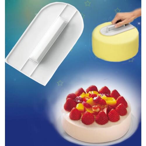 Creative Reusable Cake Smoother Polisher Icing Fondant Sugarcraft Screeding Unit Decorating Tool Kitchen Gadget S