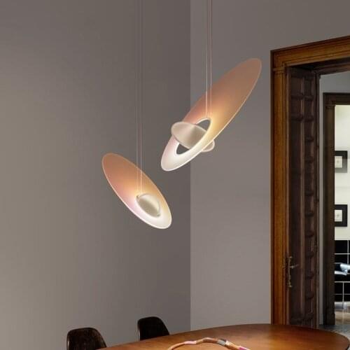 Nordic Minimalist LED Pendant Light Dining Room Island Creative Hanging Lamp Galaxy Satellite Restaurant Coffee Shop Bar Fixture