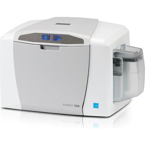 SINGLE Side High Definition ID Card Printer & Supplies Bundle with Card Imaging Software