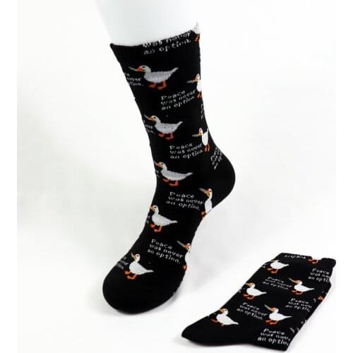 Untitled Goose Game Movement Cycling Casual Cotton Socks
