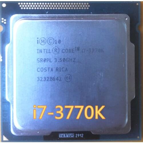 Lntel Core i7-3770K i7 3770K 3.5Ghz/8MB 4 cores Socket 1155/5 GT/s DMI Desktop CPU i7-3770K