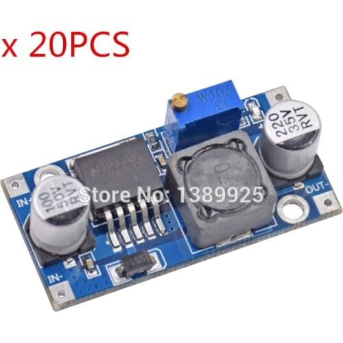 20 pcs/lot LM2596S DC-DC Step Down Adjustable Power Supply Module