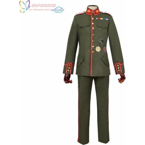 Saga of Tanya the Evil Hans von Zettour Coat Pants Suit Cosplay Costume ,Perfect Custom For you