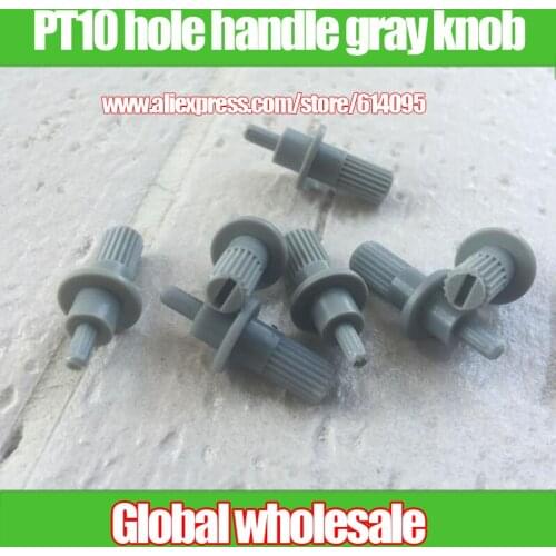 50pcs Spain PT10 hole handle gray knob / total length 20MM handle length 10MM handle diameter 5MM
