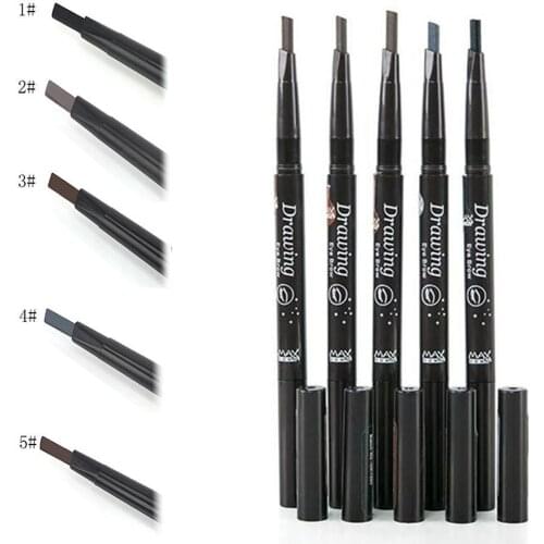 Waterproof Natural Beginner Eyebrow Pen Pencil Long-lasting Excellence Professional Easy Ware Eye Brow Make Up Pen Black Coffee