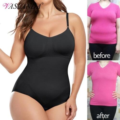 Women Shapewear Bodysuit Waist Trainer Tank Tops Camisole Tummy Control Full Body Shaper Fajas Colombianas Slimming Underwear