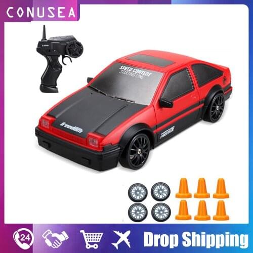 1:24 Rc Car Ae86 GTR Model Drift Car Toys 2.4G Wireless Remote Control High Speed Drift Racing Car Vehicle Toys for Boys Child