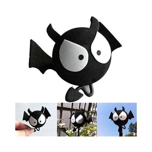 1PC EVA Big Eyes BAT Antenna Ball Aerial Topper Balls Toppers Cartoon Car Roof Decoration For Car