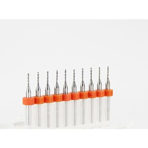 10pcs 0.9mm import carbide pcb drills, mini cnc drill circuit board printing set, woodworking tools