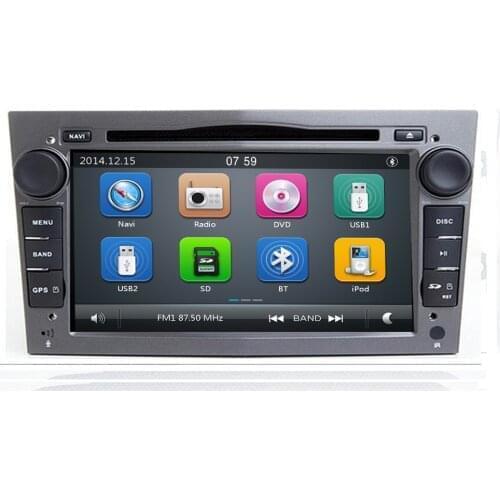 7" 2 DIN CAR GPS for opel Vauxhall Astra H G J Vectra Antara Zafira Corsa Vivaro Meriva Veda DVD PLAYER black/silver/grey frame