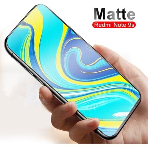 9D matte Tempered glass for xiaomi redmi note 9s protective glass on xiomi xaomi read mi note 9 pro max screen protector film