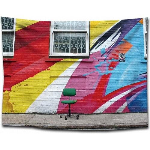 Big Hip Hop Rock Reggae Graffiti Retro Polyester Tapestry Wall Stickers Rock Reggae Flags Banners Hanging Paintings Wall Decor R