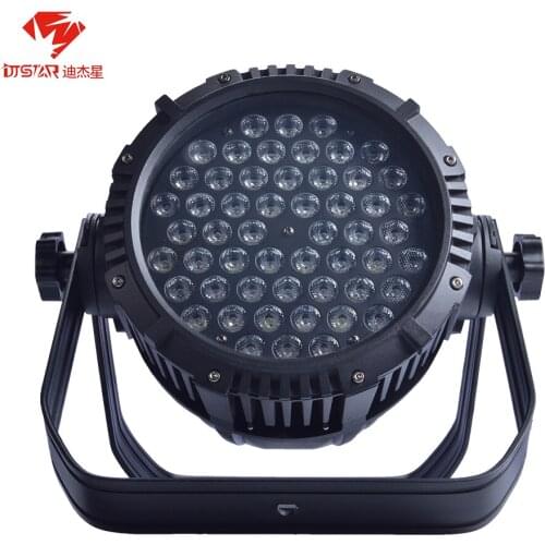 DJSTAR Waterproof LED Par 54x3W RGB 3in1 Outdoor IP65 Waterproof DMX Effect Stage Lights Professional Stage DJ Disco Wash Wall