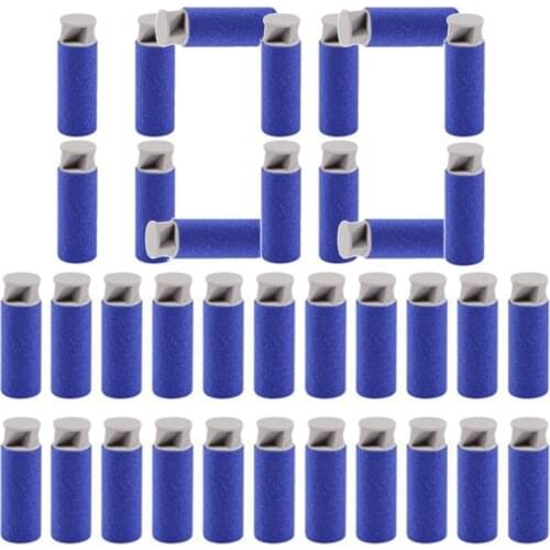 100Pcs High-end Version Short Dart for Foam Dart Blaster of Using Short Dart 3.8*1.3cm Top Quality Gray Blue Black