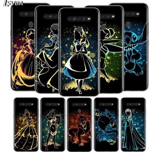 Elsa Ariel Princess For LG V60 V50S V50 G8X G8S G8 G7 ThinQ 5G K61 K51S K41S K30 K20 Q60 Q9 Soft Phone Case