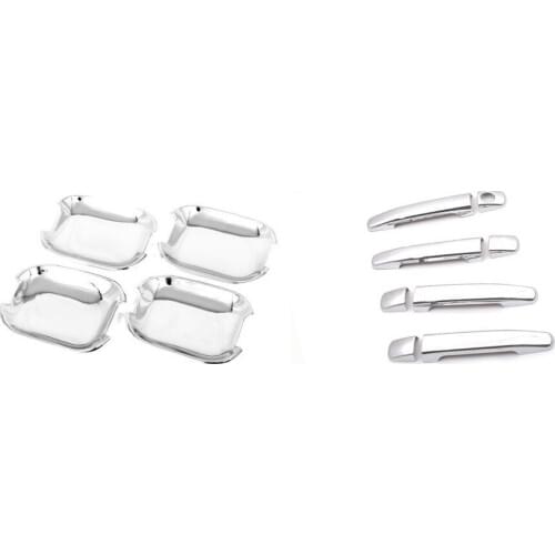 Chrome Styling Door Handle Cover and Door Cavity Cover Bowl Cover For Mercedes Benz W163 ML Class