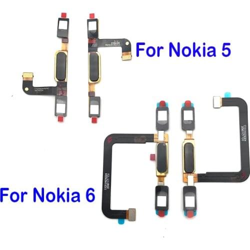 Home Button Connect Fingerprint Sensor Scanner Touch ID Connector For Nokia 6 / 5 Flex Cable