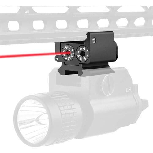 Compact Red Dot Laser Sight Tactical Adjustable Picatinny Rail Laser Scope for Taurus g2c Glock 17 19 Airsoft Pistol Guns Lazer