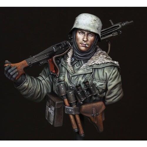 1/16 Resin Model Bust GK， Unassembled and unpainted kit