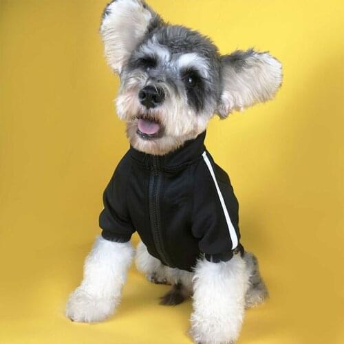 Fashion Dog Sportswear for Small Medium Dogs French Bulldog Coat Warm Schnauzer Jacket Yorkie Clothes Pug Costumes A166