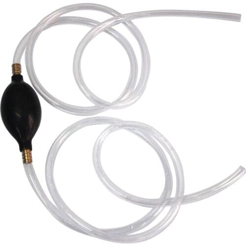 New Auto Car Siphon Syphon Hose Tube Pump for Fluid Water Gas Gasoline Liquid Transfer Portable Manual Hand Pump Tools