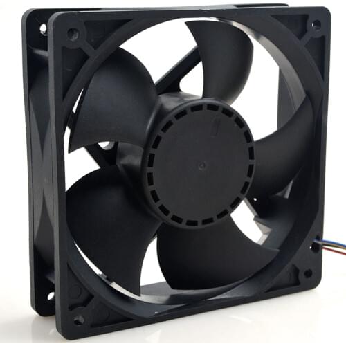 1pcs original DA12032B48U fan 120mm 12032 48V 0.35A 4 wire dual ball cooling fan 120*120*32mm