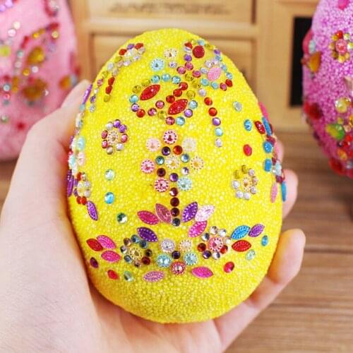 DIY Easter Egg Children Handmade Easter Egg Materials Easter Decorations Painted Mud Festival Party DIY Craft Gift Decor Set