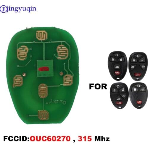 Jingyuqin Keyless Entry Remote Car Key For Chevrolet Tahoe Traverse GMC Yukon 2007 2008 2009 2010 2011 2012 2013 2014 15913427