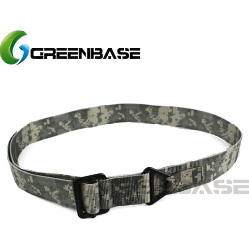 Adjustable Survival Tactical Belt Metal Buckle Duty CQB Belt Combat Rescue for Field Operations, Riding, Hunting