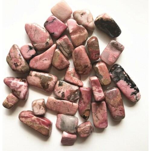 Rhodonite tumbled stones cristais pedras naturais mineral crystals quartz gemstones reiki healing feng shui piedras decorativas
