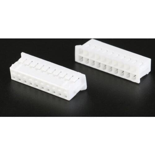 100pcs PHD2.0 double row rubber shell plug reed terminal 3/4/5/6/7/8/9/10P connector spacing 2.0mm