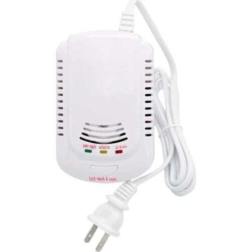 Solenoid valve gas alarm household wall-mounted combustible gas leak detection alarm manipulator