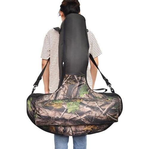 Crossbow Storage Bag Outdoor Archery Carry Bag T Shape Bow Bag Adjustable Hunting Archery Case Camouflage Hunting Bow Case