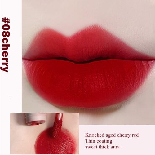 Moisturizing Lip Glaze Matte Waterproof Matte Long Lasting Liquid Lip Gloss Sexy Lip Makeup Velvet Silky Lipstick