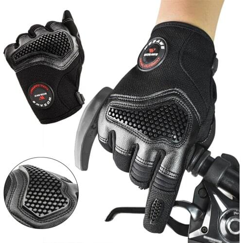 Cycling Gloves Full Finger Bike Gloves Unisex Outdoor Touch Screen Motorcycle Gloves Mittens - Non-slip & Durable