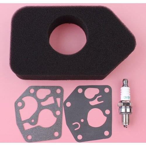 Air Filter Carb Diaphragm Gasket Spark Plug Kit For Briggs Stratton Sprint Classic 3-4.75 HP Trimmer Engine Spare Part