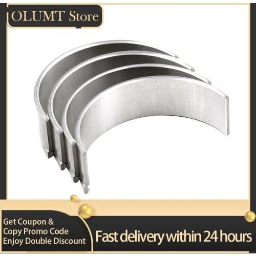 4Pcs Size 45mm~43mm Motorcycle Engine Parts Connecting Rod Bearing For SUZUKI AN650 AN 650 2003-2017 12164-10G00-0A0