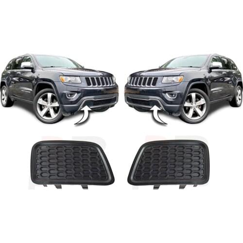 2pcs 14-16 for Jeep Grand Cherokee FRONT LEFT & RIGHT SIDE LOWER BUMPER TRIM PANEL MOPAR