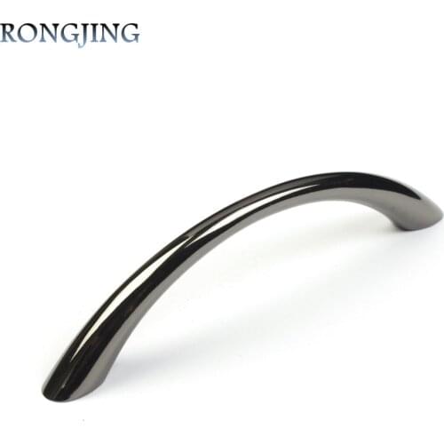 2x Modern Kitchen Cabinet Drawer Handles Furniture Cupboard Closet Dresser Drawer Black Nickel Pulls Shoes Box Handle 96mm