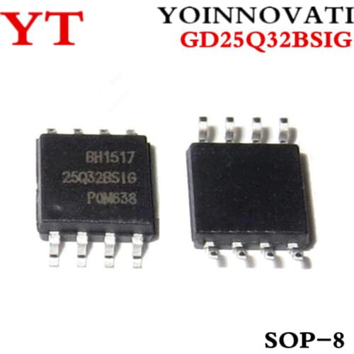 5pcs/lot GD25Q32BSIG GD25Q32 25Q32BSIG SOP-8 IC Best quality