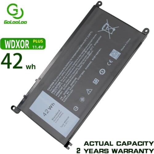 Golooloo Laptop Battery for Dell Inspiron 14 7000 5567 7560 7472 7460-d1525s 7368 7378 5565 for Latitude 3488 3580 WDXOR
