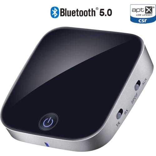Bluetooth 5.0 Audio Bluetooth Transmitter Receiver 2 IN 1 3.5mm CSR8670 V5.0 Wireless Bluetooth Adapter for Headset Car and TV