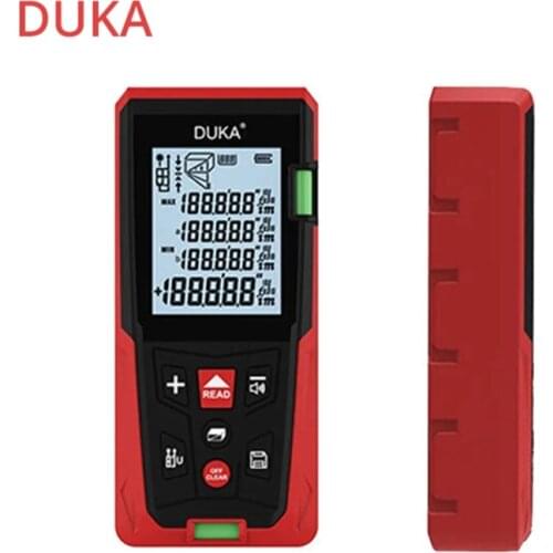 DUKA LS3 Laser Rangefinder High Precision 60M 80m Digital Distance Meter Mini Charging Range Finder Accurate Measurement Tools