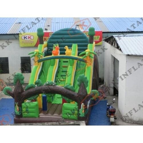 Cheap Jungle Inflatable Slide for Carnival Party