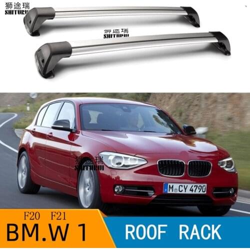 For B.MW 1 Series Coupe 2011+ F20 F21F40 4 DOOR Serultra quiet truck roof rack bar car special aluminum alloy belt lock