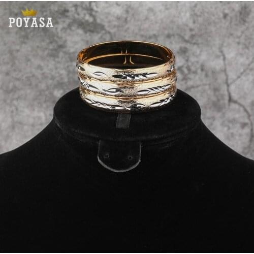 Dubai gold bracelet Moroccan women wedding charm gold bracelet